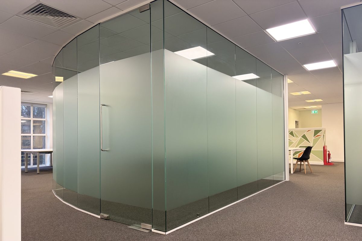 Frosted window film · Office