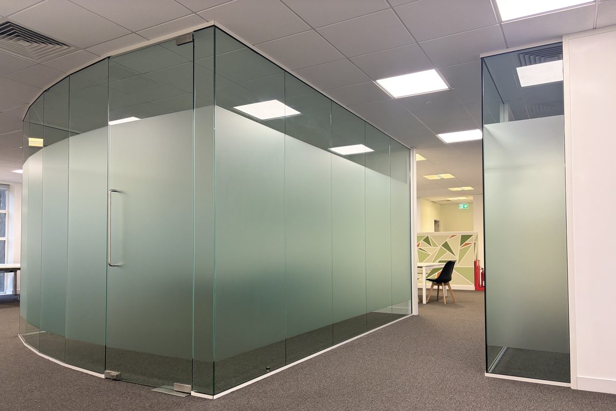 Frosted window film · Office