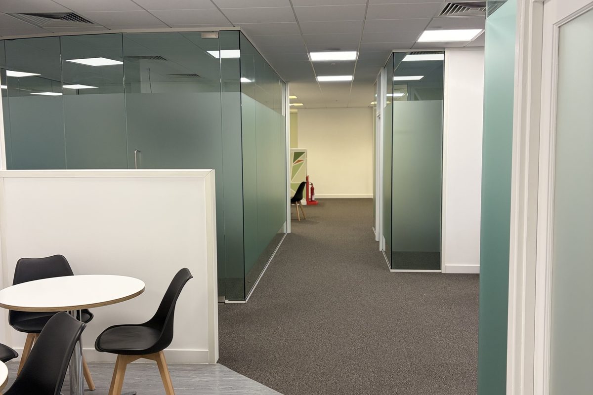 Frosted window film · Office