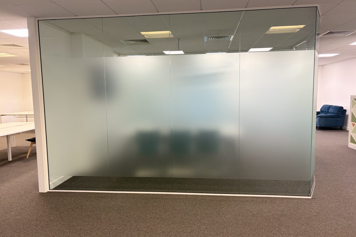 Frosted window film · Office