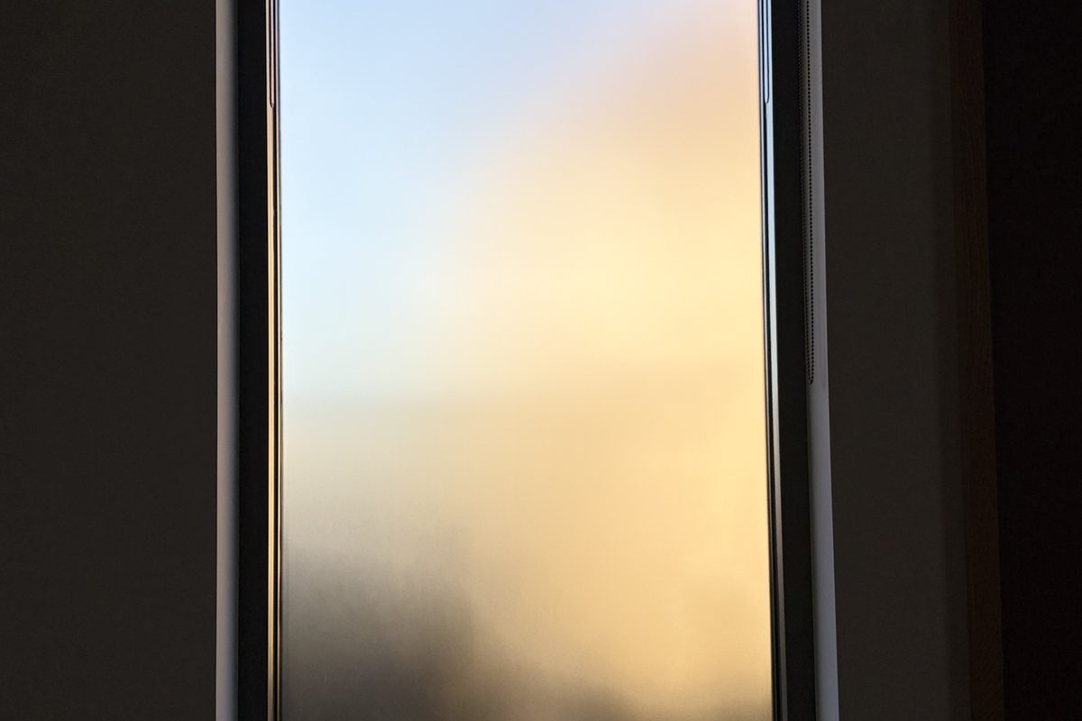 Privacy window film · Luxury property
