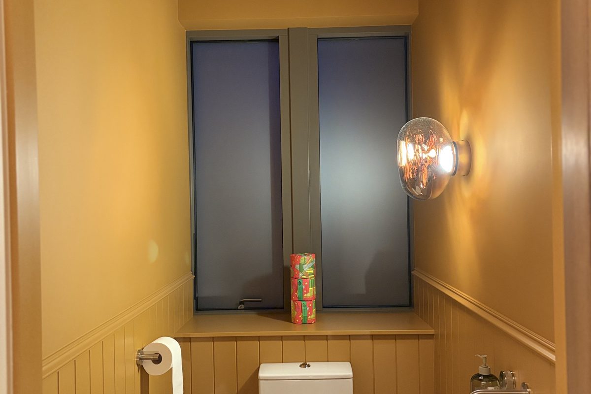 Privacy window film · Luxury property