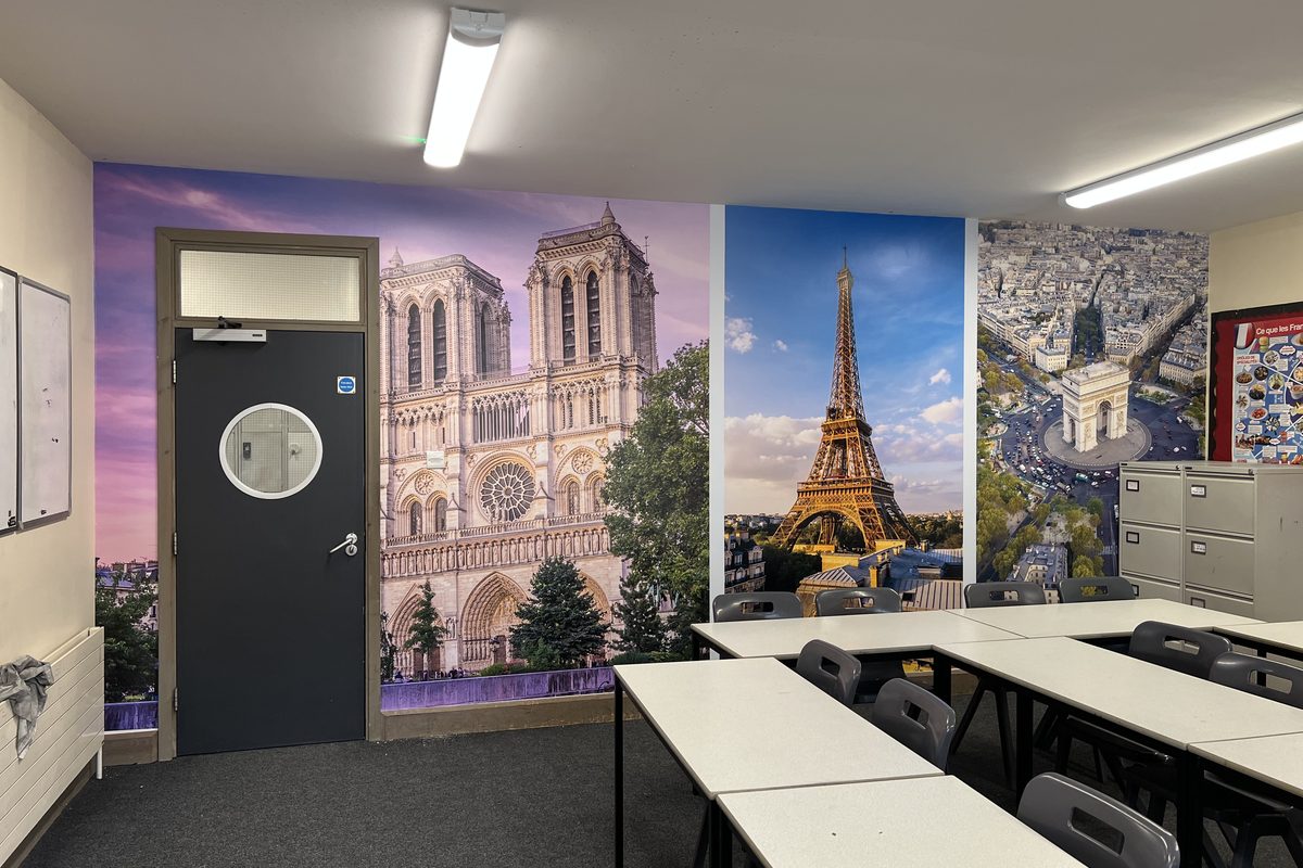 Wall murals · Netherhall School