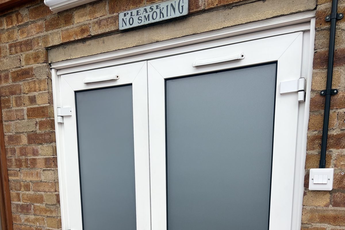 Frosted window film · Residential