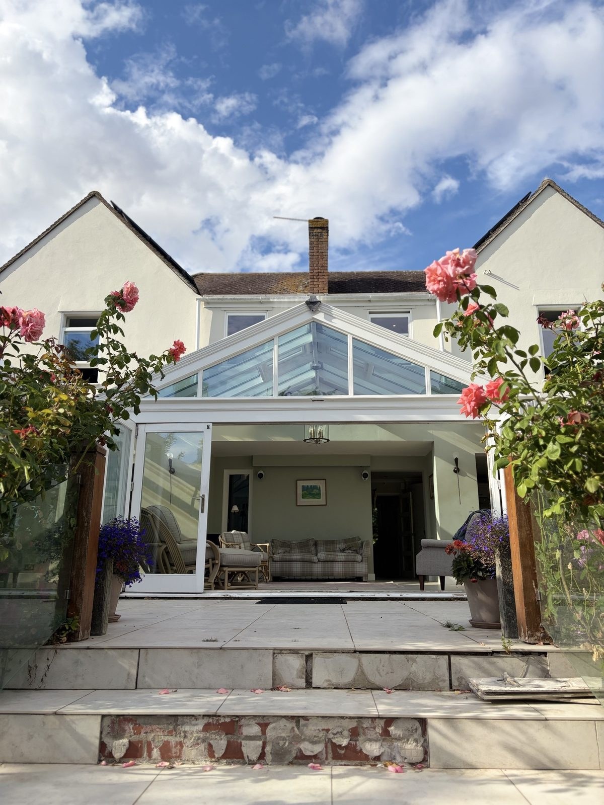 3M Prestige 70 solar control film on conservatory Cambridge