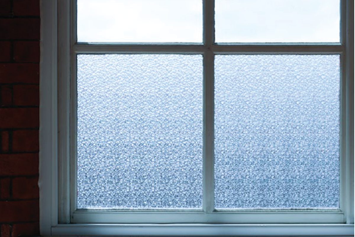 Textured window film